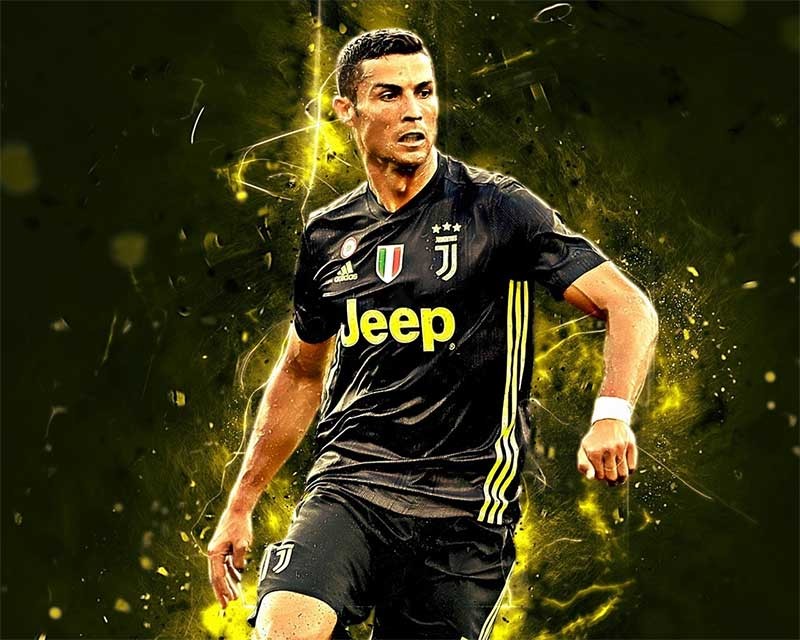 Cận cảnh khuôn mặt điển trai của CR7