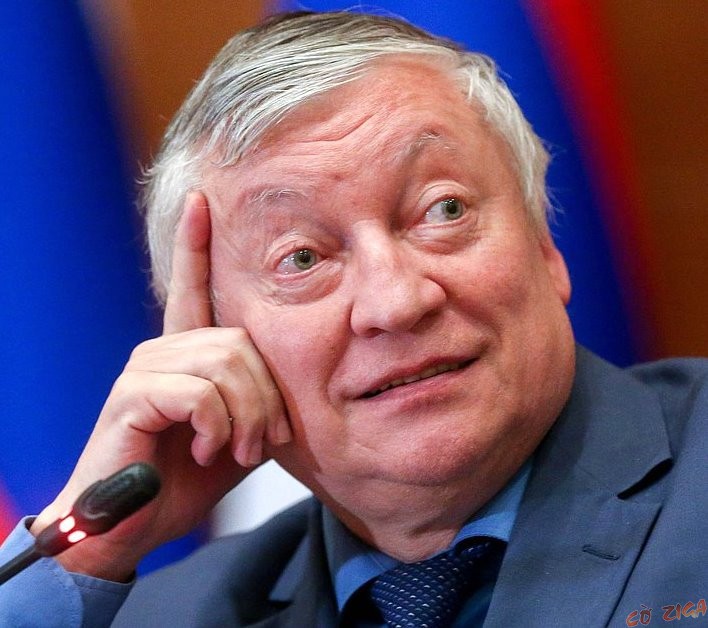 Chân dung kỳ thủ Anatoly Karpov năm ông 68 tuổi