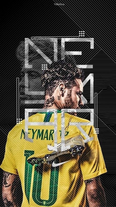 Poster hình nền Neymar thiết kế độc đáo cho điện thoại