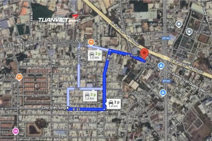 CLB Cầu Lông 22.12 An Phú - Sân cầu lông Thành phố Thuận An