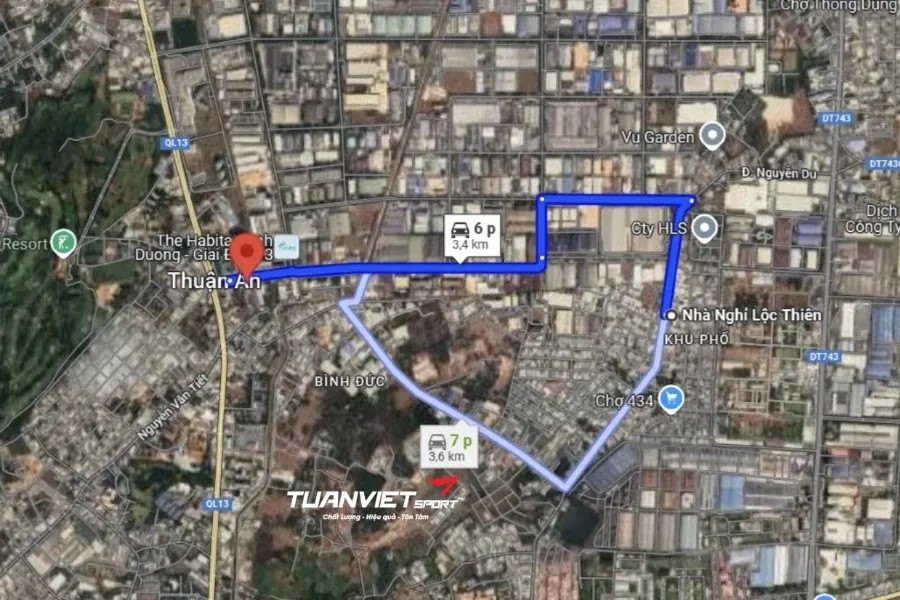 Sân cầu lông Hamlet - Sân cầu lông Thành phố Thuận An