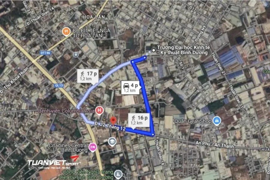 Sân cầu lông Ngọc Duy - Sân cầu lông Thành phố Thuận An