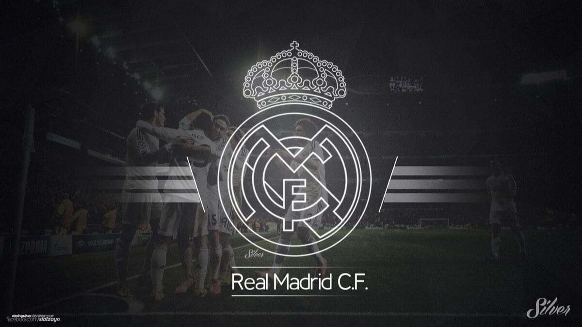 Hình nền logo câu lạc bộ Real Madrid 4K sang trọng