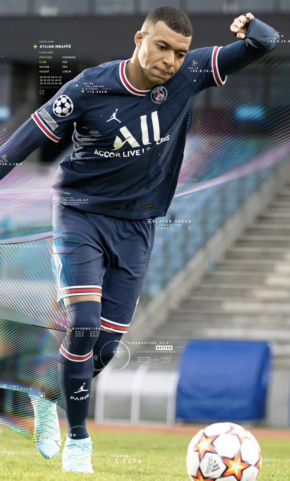 Hình nền Mbappé PSG áo đấu Jordan