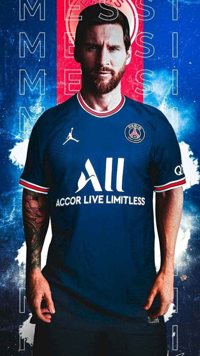 Ảnh nghệ thuật Messi được thiết kế độc đáo