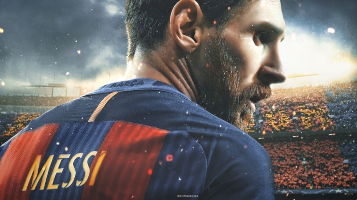 Messi tập trung cao độ trong trận đấu