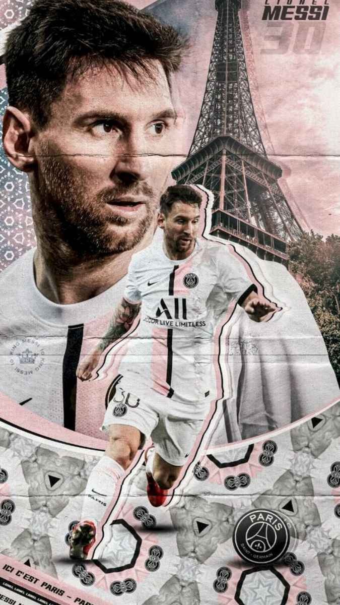 Hình nền Messi 4K với hiệu ứng ánh sáng đẹp mắt