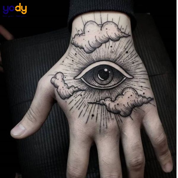 Xăm hình Châu Âu full bàn tay nghệ thuật