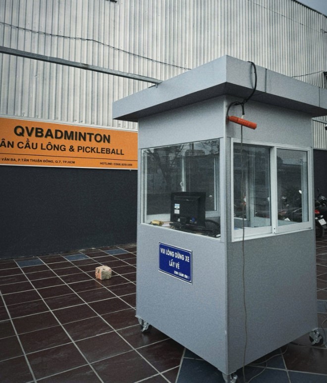 Khu vực bãi giữ xe an ninh có bảo vệ kiểm soát