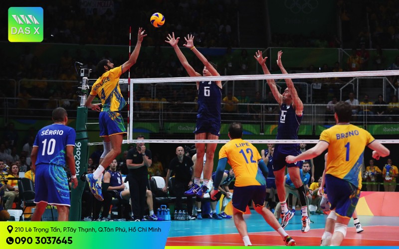 Sơ đồ sân bóng chuyền hơi dành cho người cao tuổi