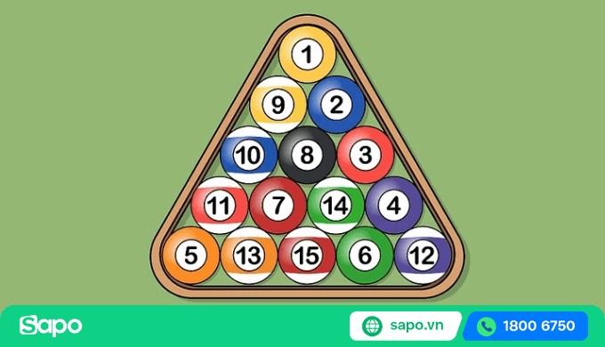 Cách xếp bida lỗ