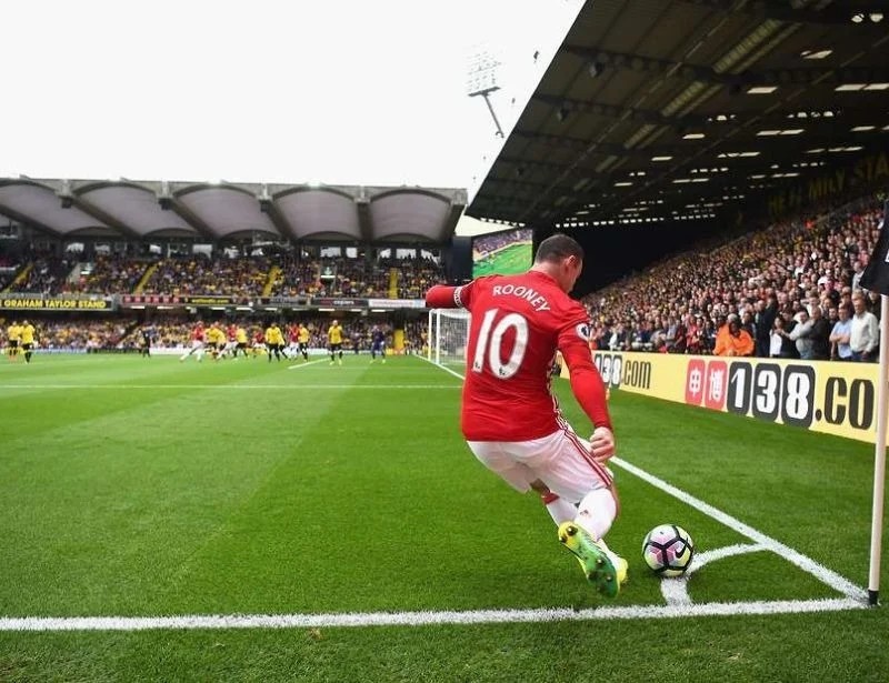 Cầu thủ thực hiện tình huống đá phạt góc