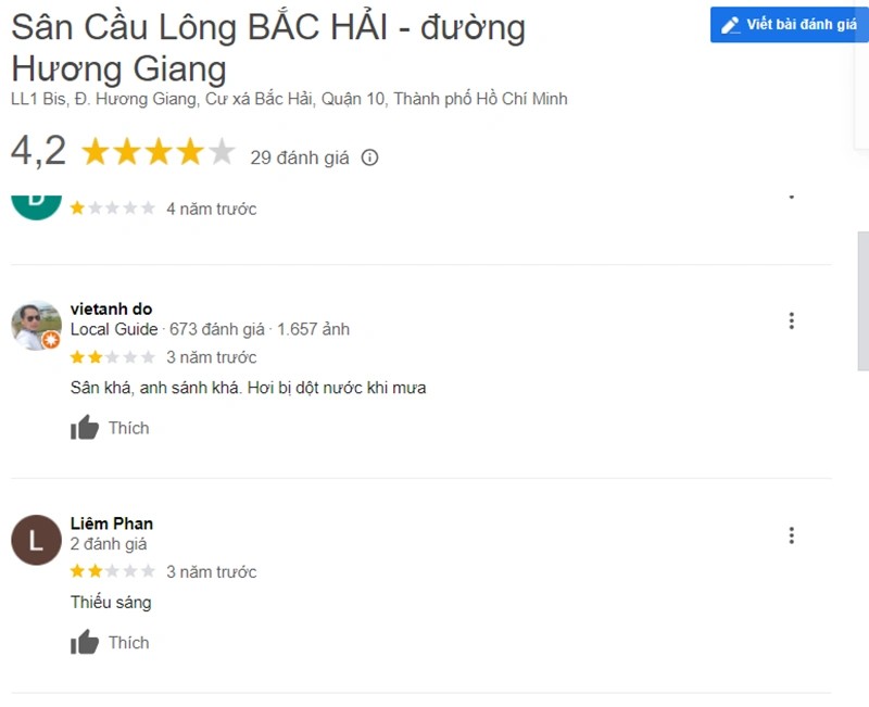 Một góc nhìn khác về không gian thi đấu tại sân Bắc Hải