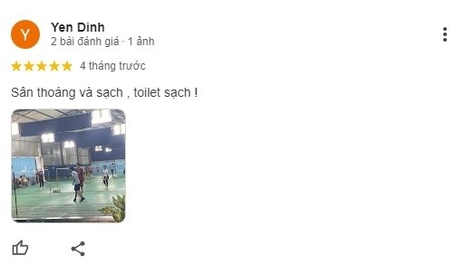 Review của khách hàng về trải nghiệm tại sân