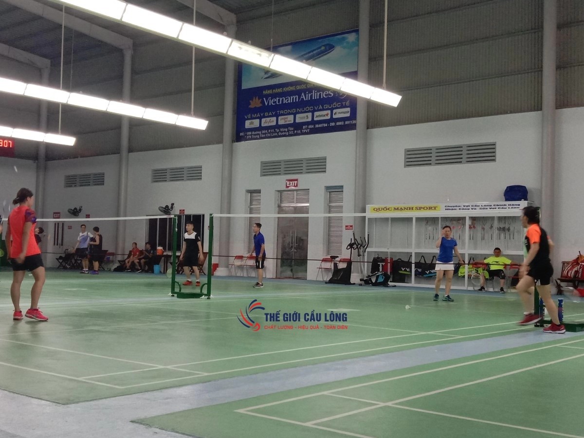 Không gian tập luyện tại sân Trung Thành