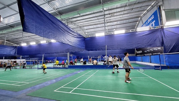 Khu vực sân chơi được phân chia rõ ràng