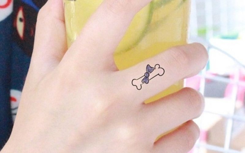 Biểu tượng khúc xương đáng yêu, thể hiện dễ thương