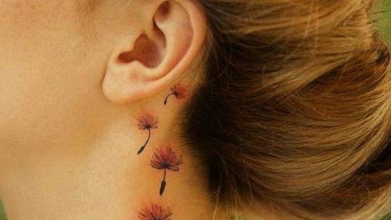 Hình xăm bồ công anh tượng trưng cho khát vọng và ước mơ