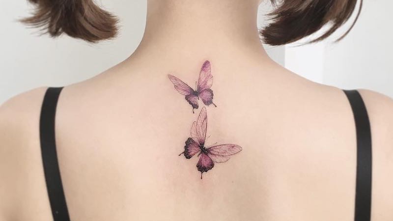 Bạn sẽ luôn thu hút với hình xăm bươm bướm