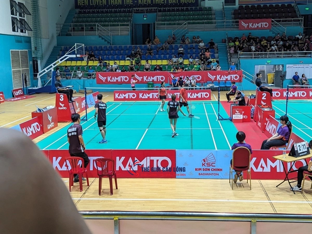 Toàn cảnh nhà thi đấu tỉnh