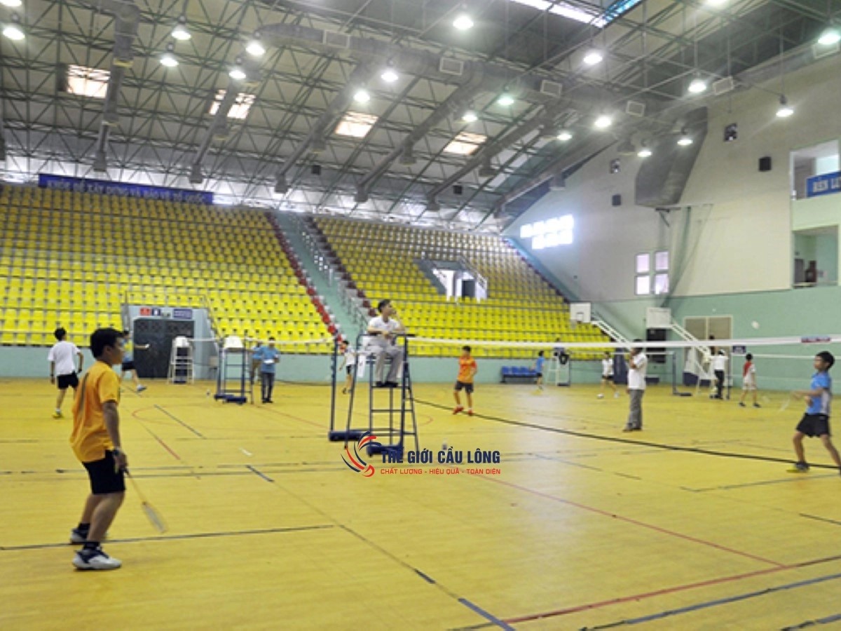 Hệ thống sân bãi chuyên nghiệp tại nhà thi đấu tỉnh