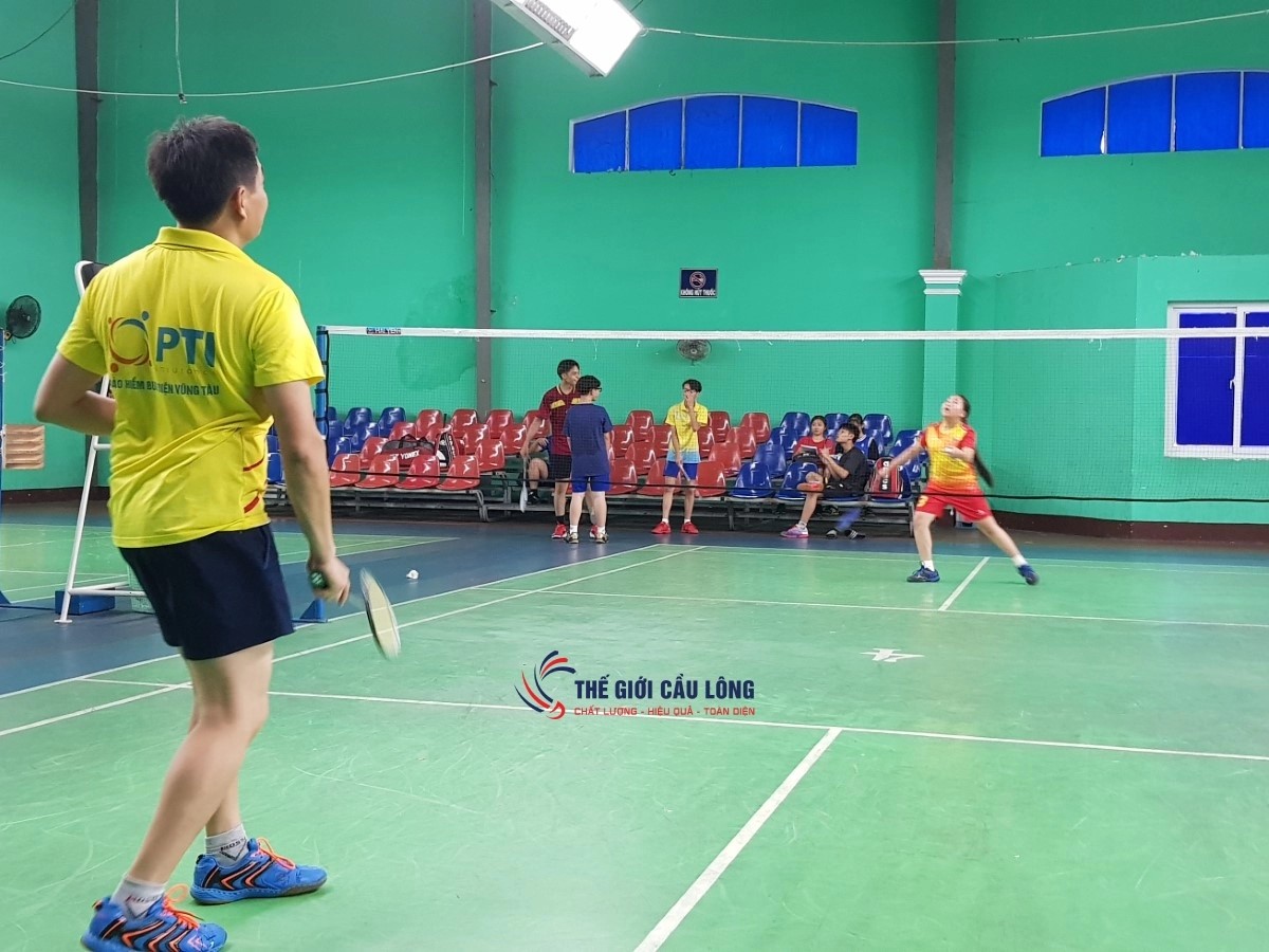 Không gian rộng lớn của nhà thi đấu Vietsovpetro