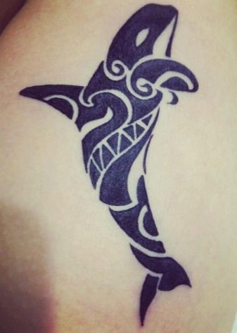 Hình xăm cá voi sát thủ 14
