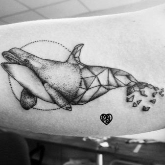 Hình xăm cá voi sát thủ 16