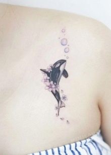 Hình xăm cá voi sát thủ 24