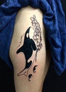 Hình xăm cá voi sát thủ 42