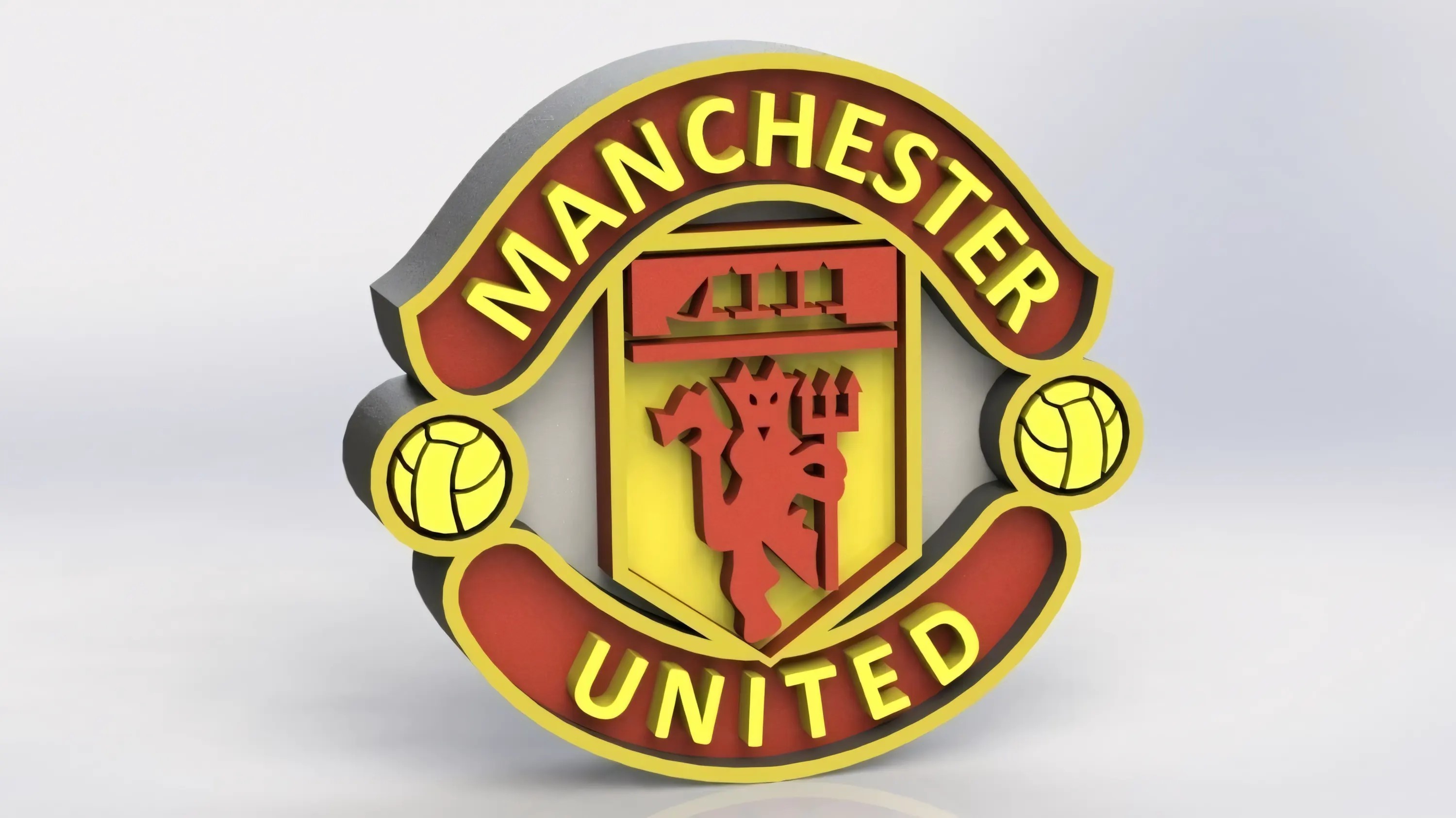 Ảnh nền PC MU thiết kế tối giản sang trọng