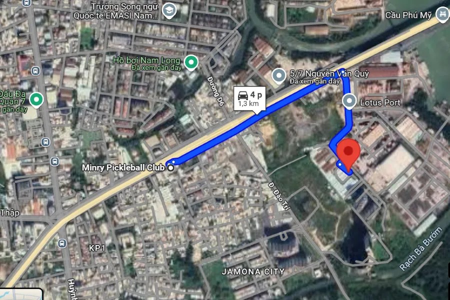 Vị trí CLB Phú Mỹ