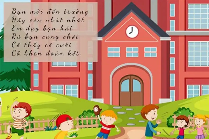 Em yêu trường em - Bài thơ về tình yêu trường lớp