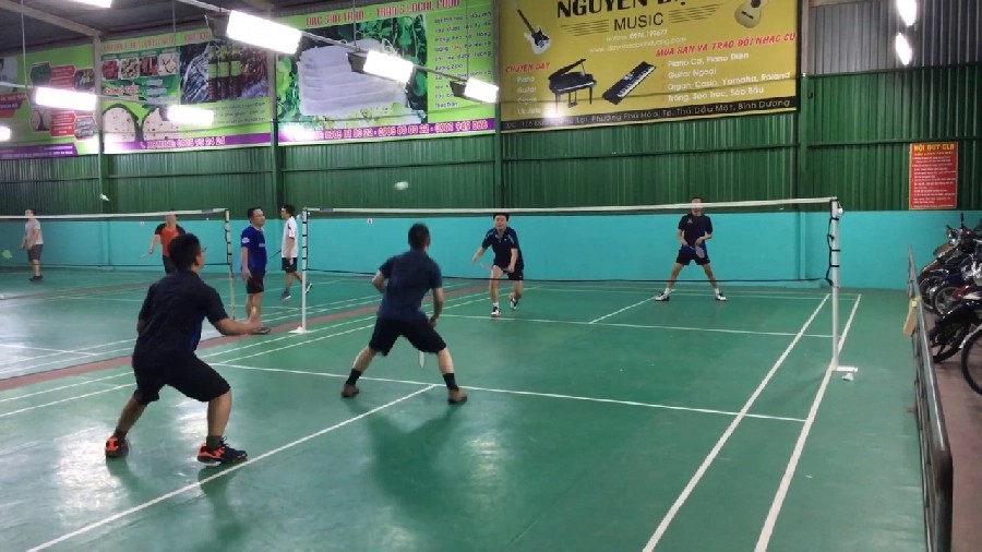 Sân cầu lông Tấn Đạt khu vực Thủ Dầu Một