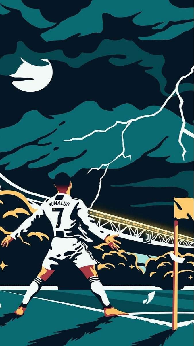 Hình nền chú linh vật World Cup dễ thương đang đá bóng