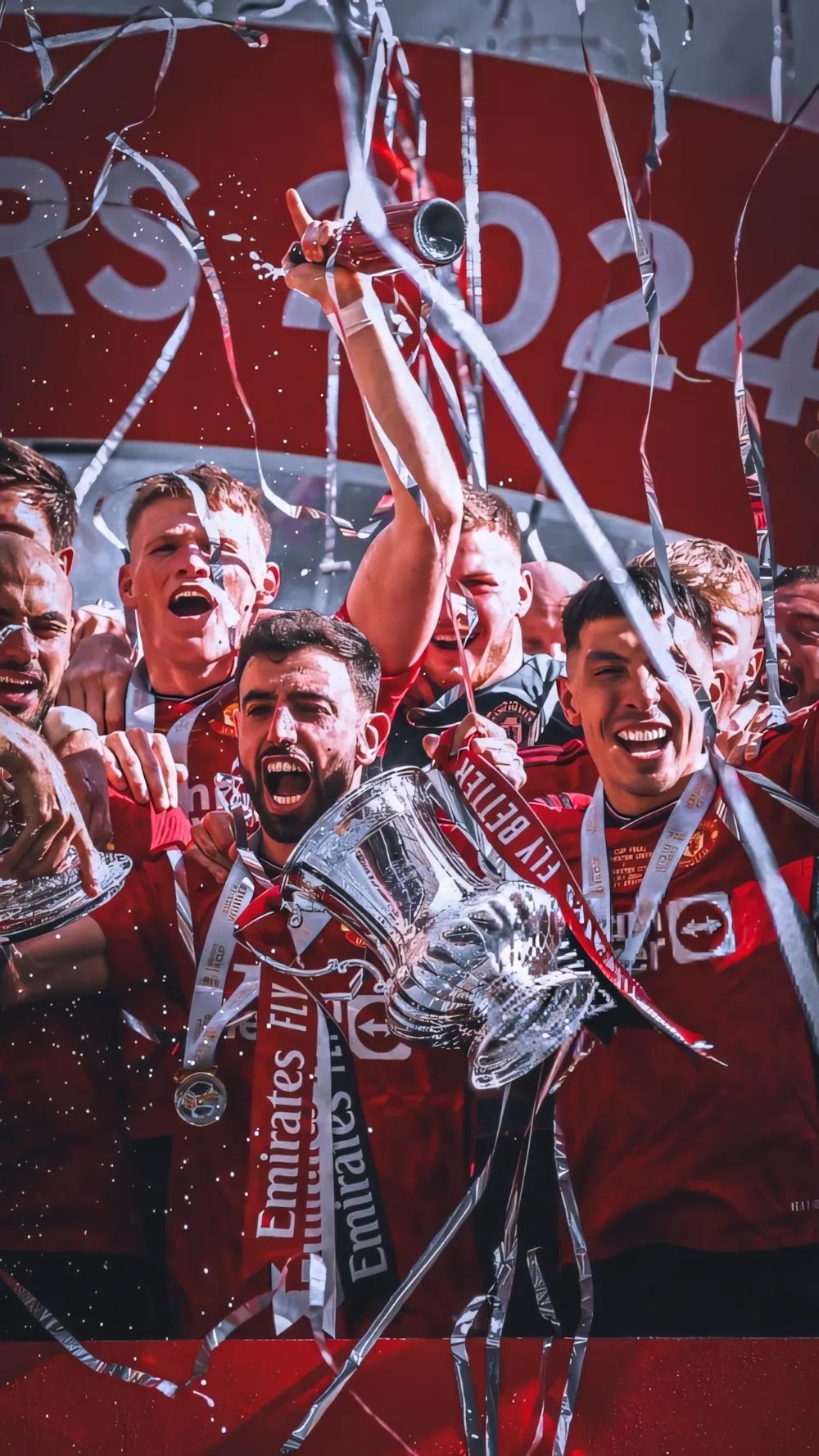 Ảnh nền Man Utd kỷ niệm các danh hiệu lịch sử