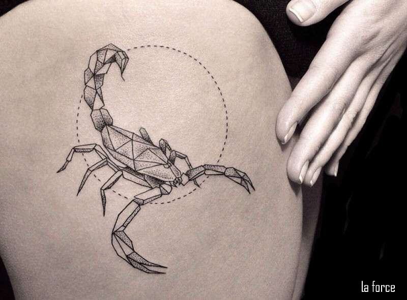 Ý nghĩa hình xăm bọ cạp ở tay cách điệu