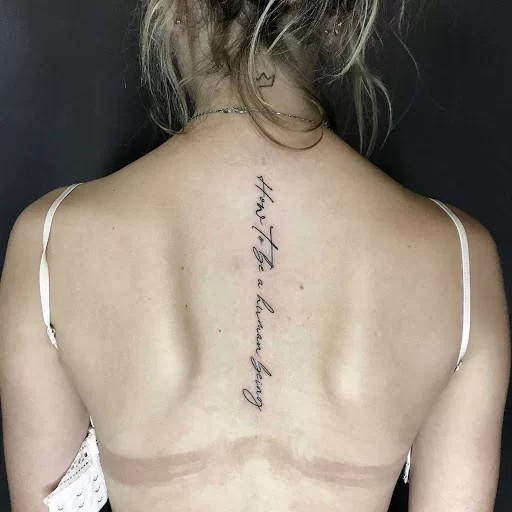 Hình xăm chữ ý nghĩa - Xu hướng xăm bất diệt theo thời gian