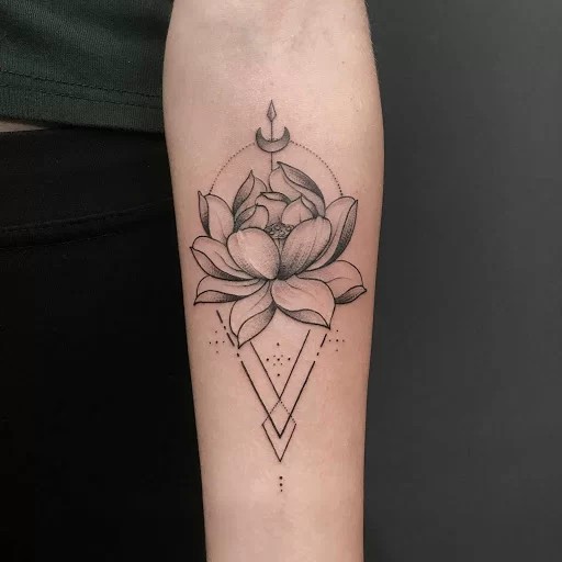 hình xăm hoa sen