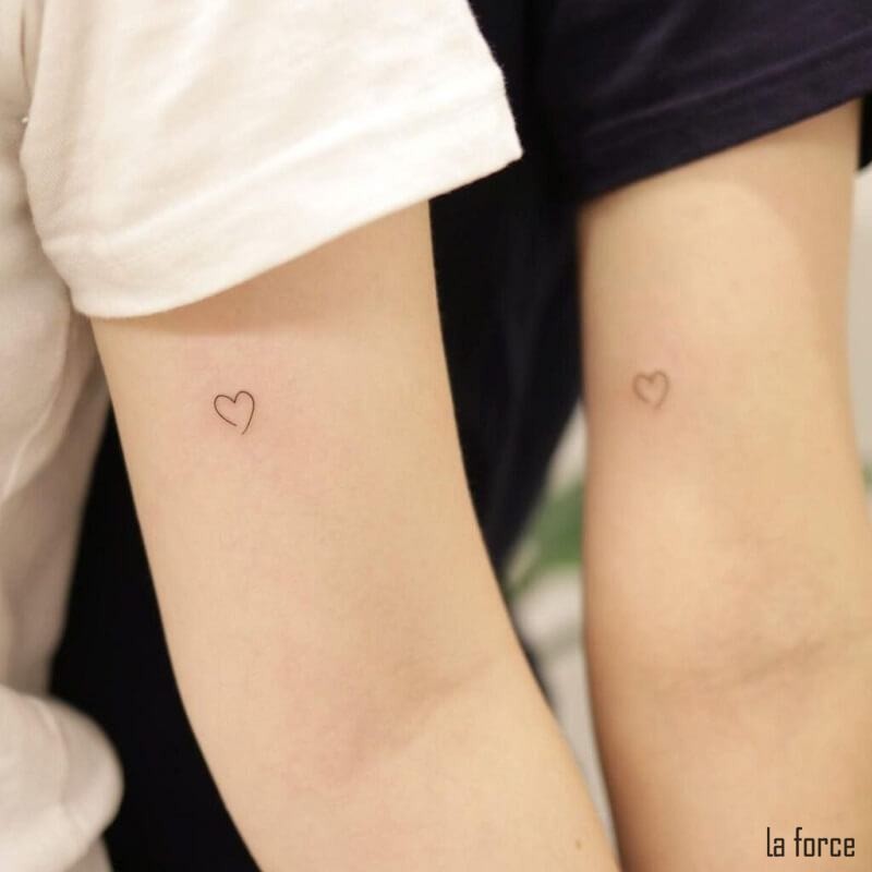 hình xăm mini đối với người yêu