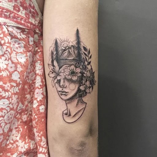 hình xăm ý nghĩa cho nữ với kiểu dáng độc đáo, sáng tạo