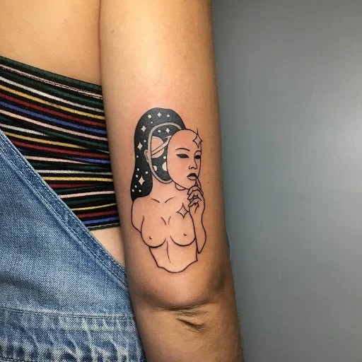 hình xăm ý nghĩa cho nữ với kiểu dáng độc đáo, sáng tạo