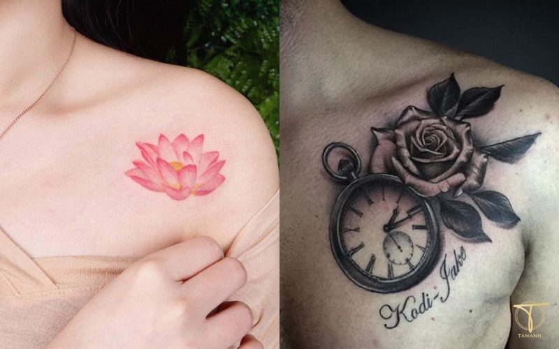 luu y khi xam hinh tren nguc nam nu 1