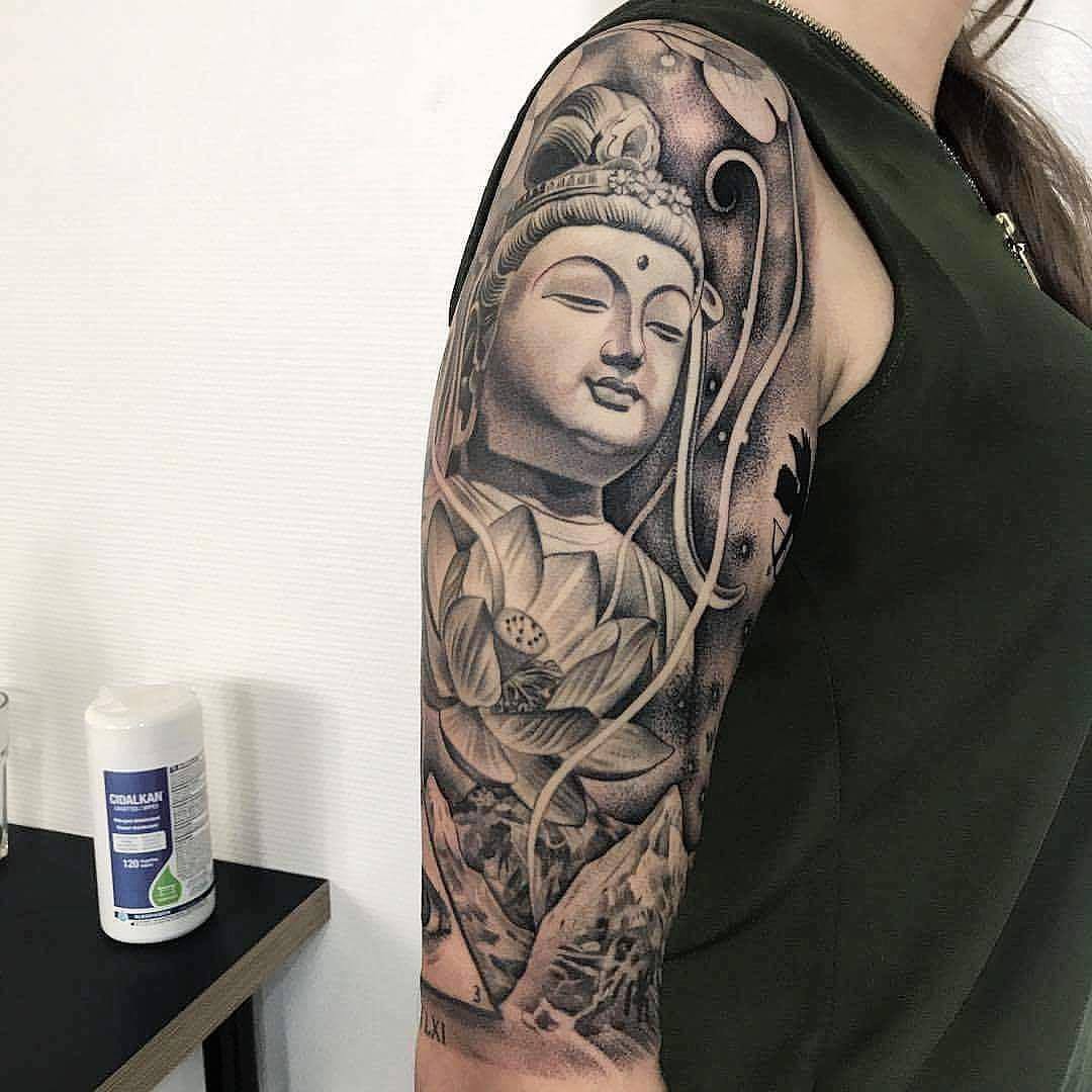 Hình xăm Phật Như Lai Đại Nhật bản mệnh tuổi Mùi