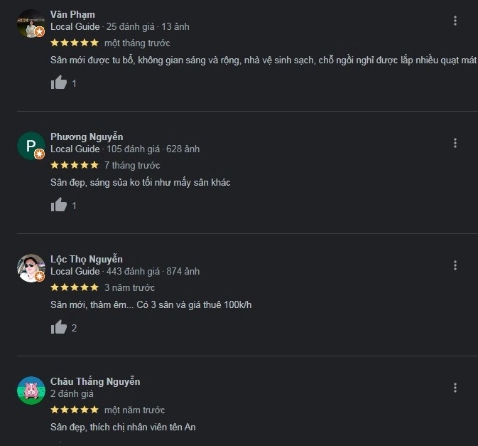 Phản hồi tích cực của người chơi về không gian và ánh sáng