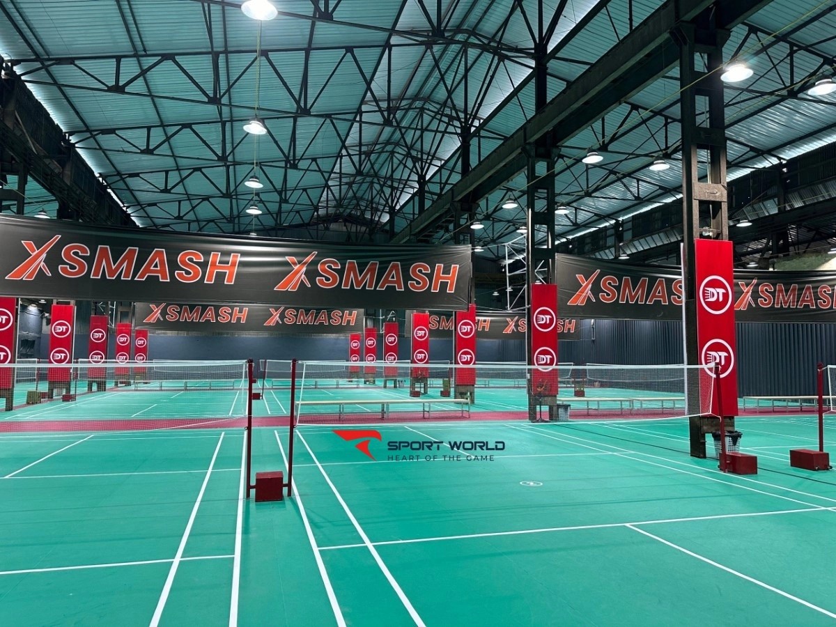 Sân cầu lông Đức Thảo luôn tấp nập người chơi