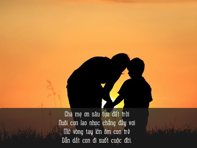 Thơ về cha mẹ 3
