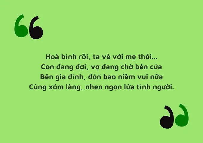 Niềm vui ngày hòa bình thống nhất đất nước