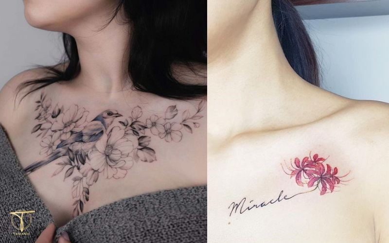 Ý nghĩa hình xăm ngực nữ tôn lên vẻ quyến rũ