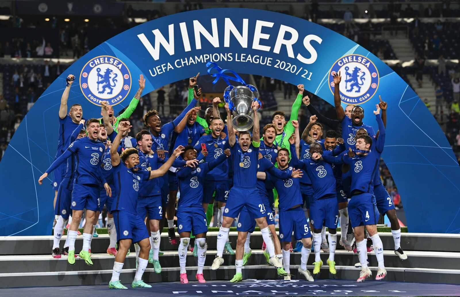 Chelsea ăn mừng chức vô địch UEFA Champions League